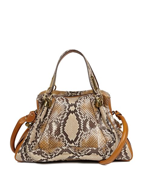 chloe replica paraty python|Chloe Paraty Tote .